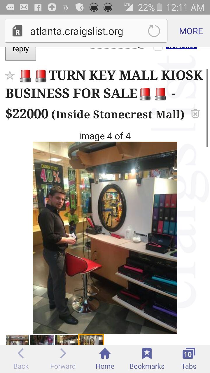 🚨🚨MALL KIOSK BUSINESS FOR SALE 🚨🚨