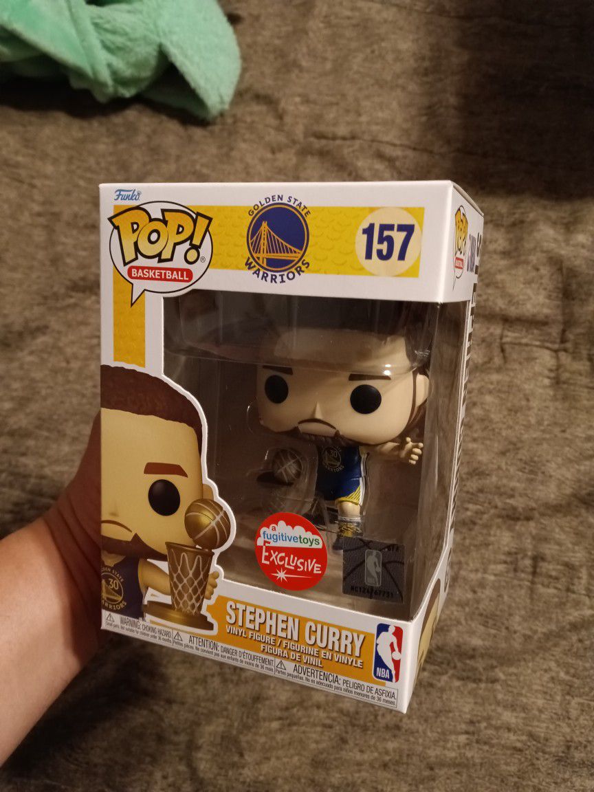NBA Stephen Curry With Trophy Funko