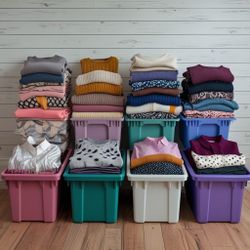 Huge New & Like-New Women's Clothing Bundle (Sizes: Medium-Large) 