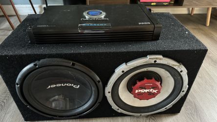 Subwoofer + 2600 Watts Amp