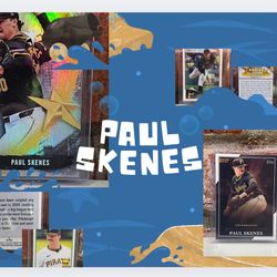 Paul Skenes Rookie Card Lot (4) – 2024 Topps RC + Heritage + Chrome Insert