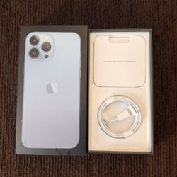 Iphone 13 pro max empty  box only (with original charger 