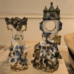 Musician Decorative Vase And A Hunter & a Girl Statue 