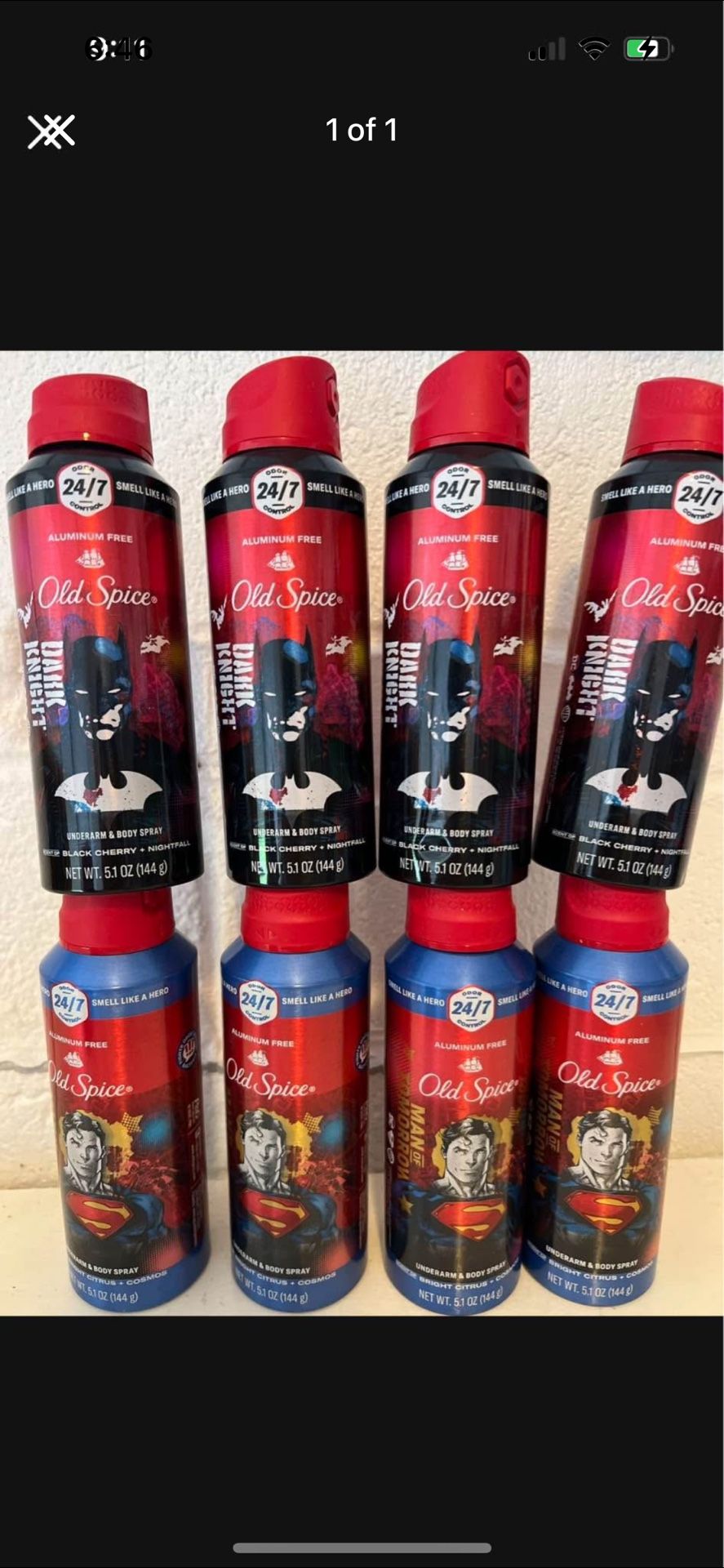 Old Spice Body Spray $5 Each Or 5/20