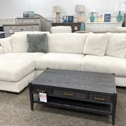 New Corduroy Sectional — SPECIAL 