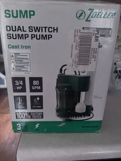 Zoeller Dual Switch Sump Pump