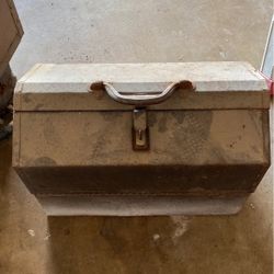Old Tool Box With Tools