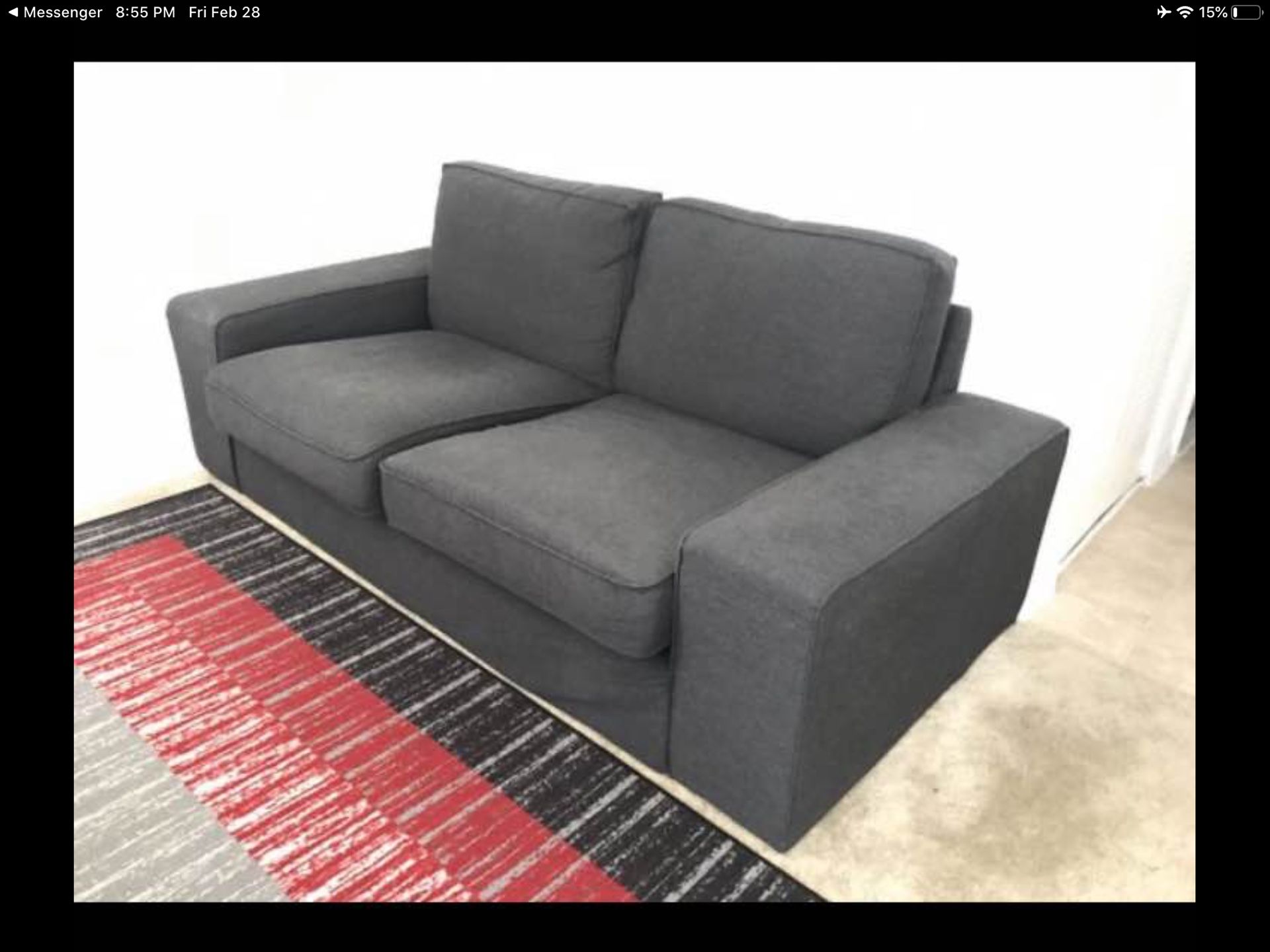 Sofa IKEA, It is worth more than $ 400 and only has one year of use. Super comfortable!