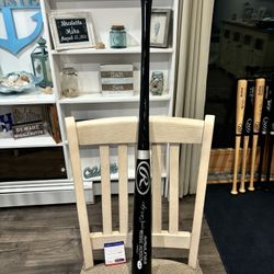 Reggie Jackson autographed baseball bat