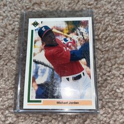 MICHAEL JORDAN 1991 UPPER DECK BASEBALL White Sox Rookie RC MINT 