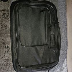 Black laptop bag