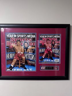 “The Fighter” Sports Illustrated  dual signed PSA/DNA