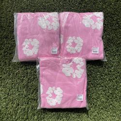 Denim Tears Cotton Wreath Sweatshirt Pink