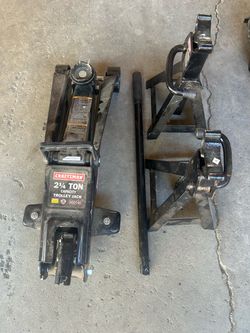 Craftsman 2¼ Ton Trolley Jack with Jack Stands