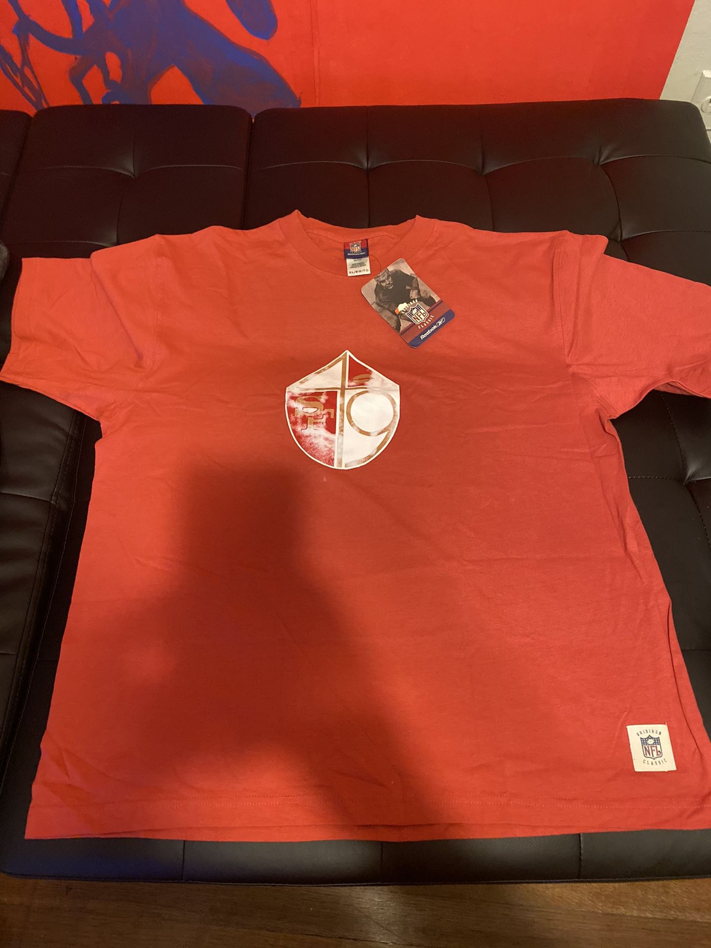 49ers Reebok Gridiron Classic Shirt XL NEW!!