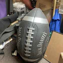 Jack Daniels Oversized Football Great Silver Prop 