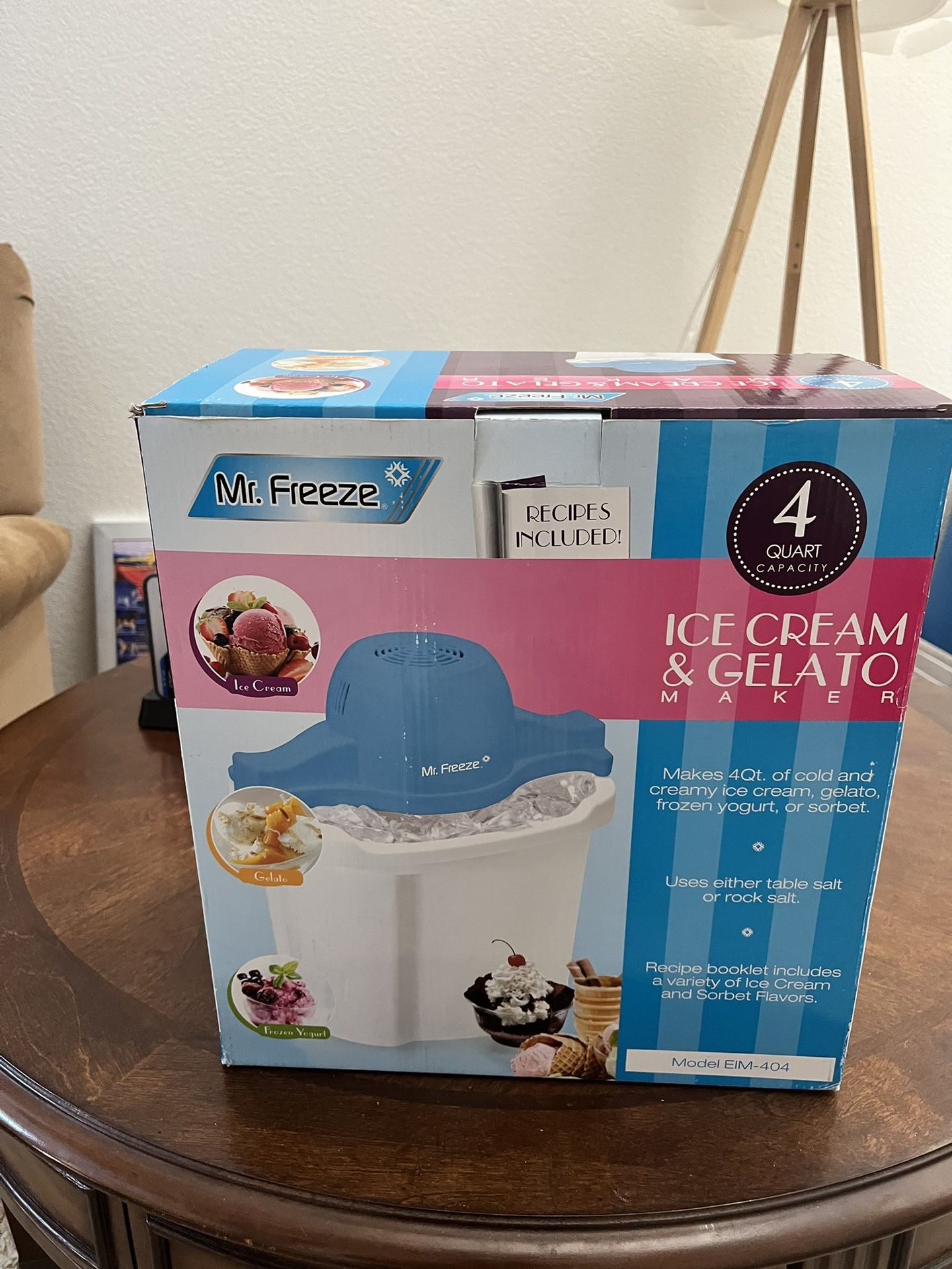 MR FREEZE ICE CREAM MAKER