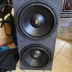 2 12in Subs With AMP 