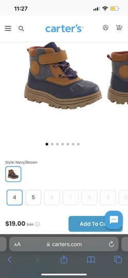 Toddler Size 4 Snow Boots
