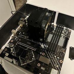 Ryzen AM5 Motherboard WiFi with CPU Cooler (read desc)