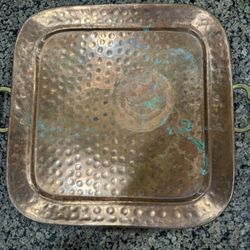Hammered Copper Tray