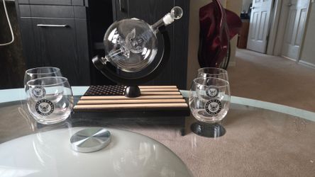 Navy Whiskey decanter