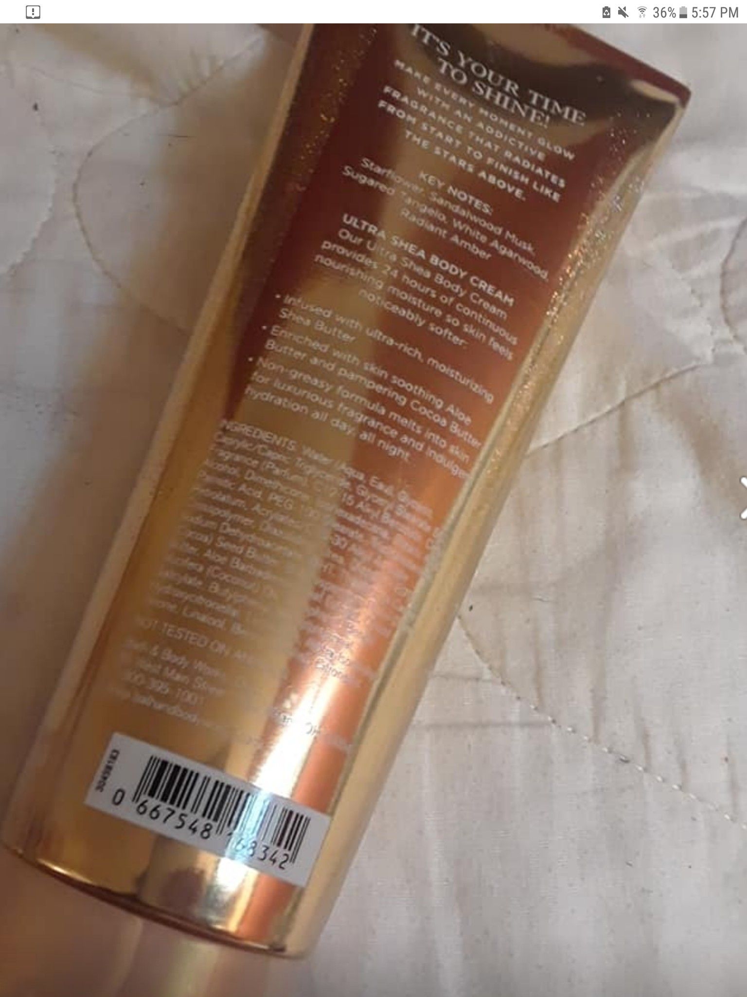 BATH & BODY WORKS IN THE STARS LOTION