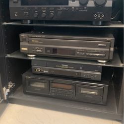 Amplifier Stereo, Cd Player Cassette Player
