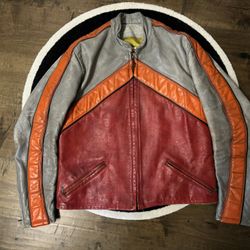 VINTAGE BATES LEATHER JACKET