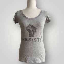 Next Level Apparel Gray Resist T-Shirt, Size S, MSRP $29