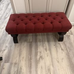  Tufted Upholstered Bench – Excellent Condition – Entryway/Bedroom Seating