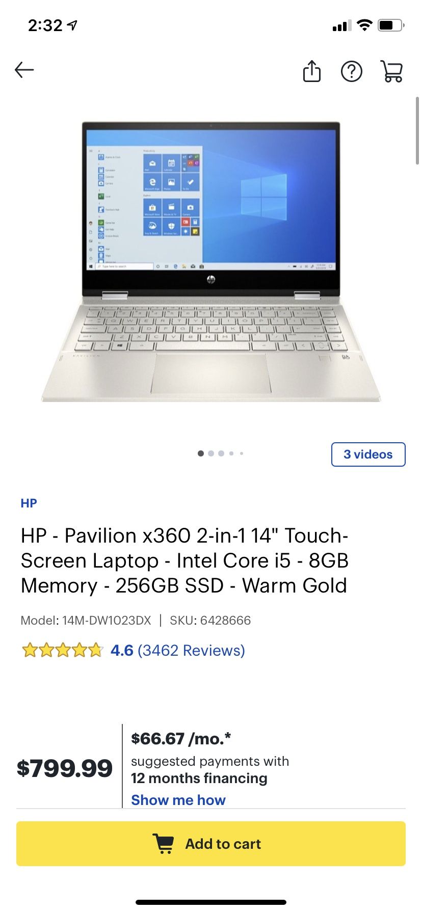HP Pavilion X360