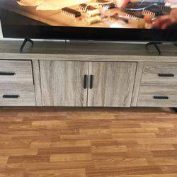 Large Wooden TV Stand