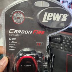 Lew's Carbon Fire Baitcasting Reel. 
