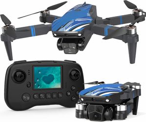 NEW FPV Camera Drone w/ LCD Remote – Foldable Brushless Motor Drone
