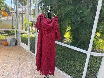 Red dress