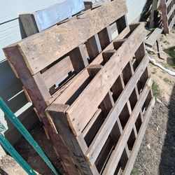 Free pallets and dog bed