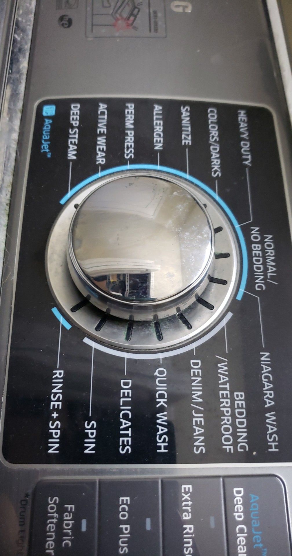 Samsung AquaJet VRT he top load washer and Samsung EcoDry Steam