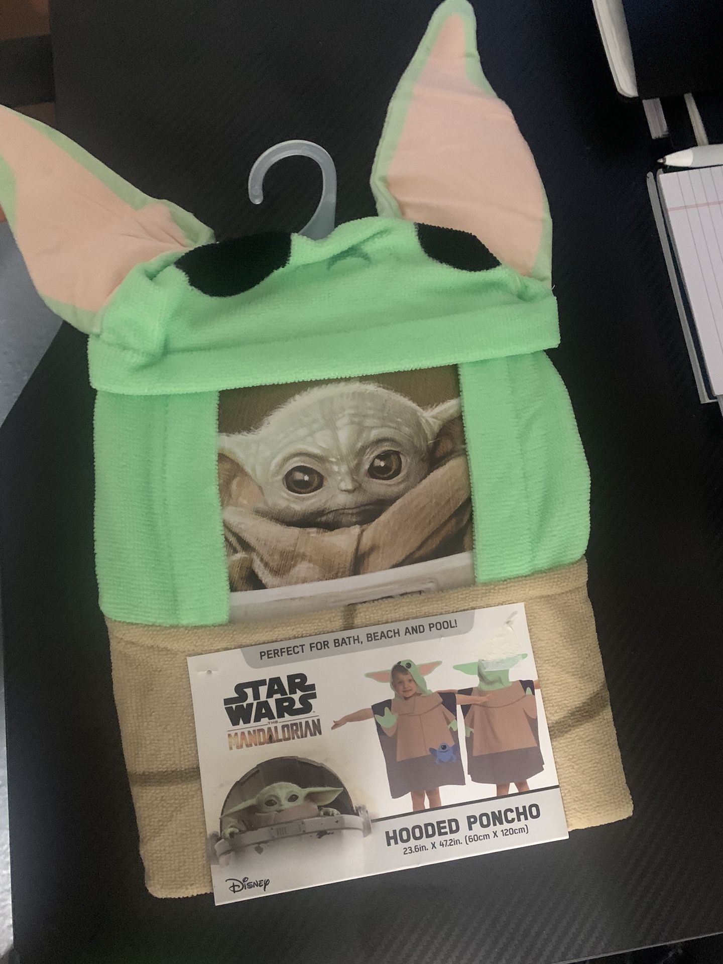 Star Wars The Mandalorian Baby Yoda Hooded Poncho