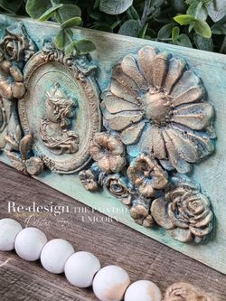 Upcycled Vintage Sewing Drawer Table Decor