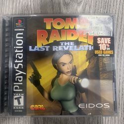 Tomb Raider The Last Revelation For PS1