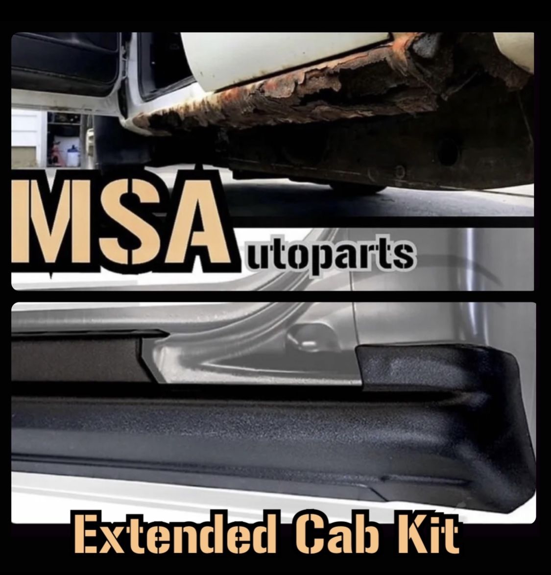 Rocker Panel Covers fit for chevrolet silverado gmc sierra extended cab