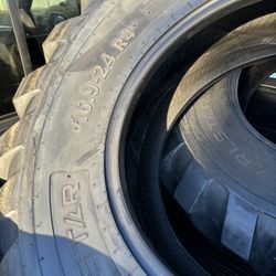 2 Tractor Tires 16.9x24 $1200 