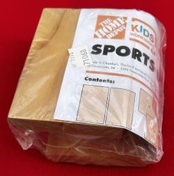 Home Depot Kids Workshops - Sports Bookends