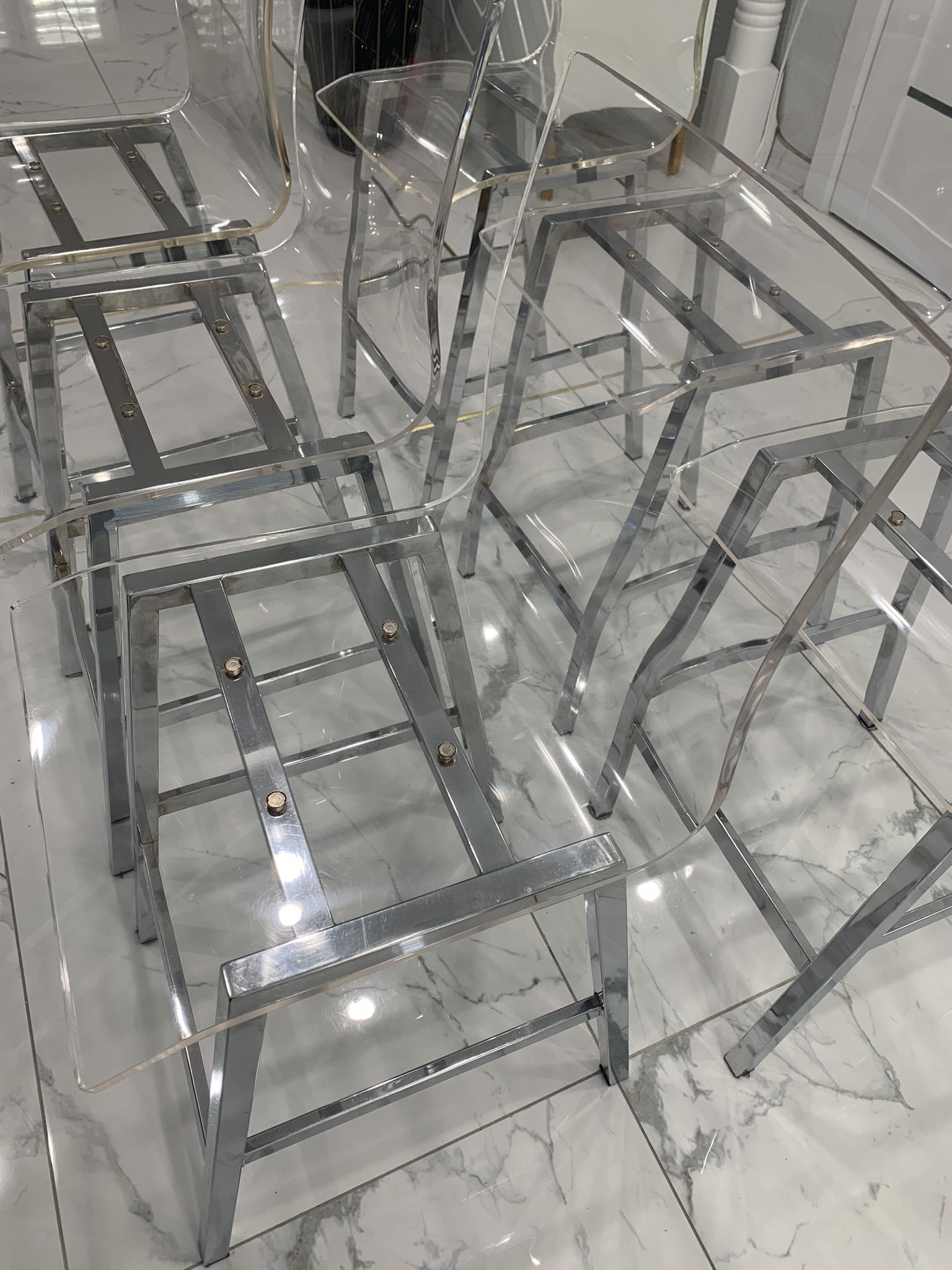 Meridian Furniture Lumen Island Chairs: 5 Available: 2pc-$150/ 4pc-$250/ 5pc - $300