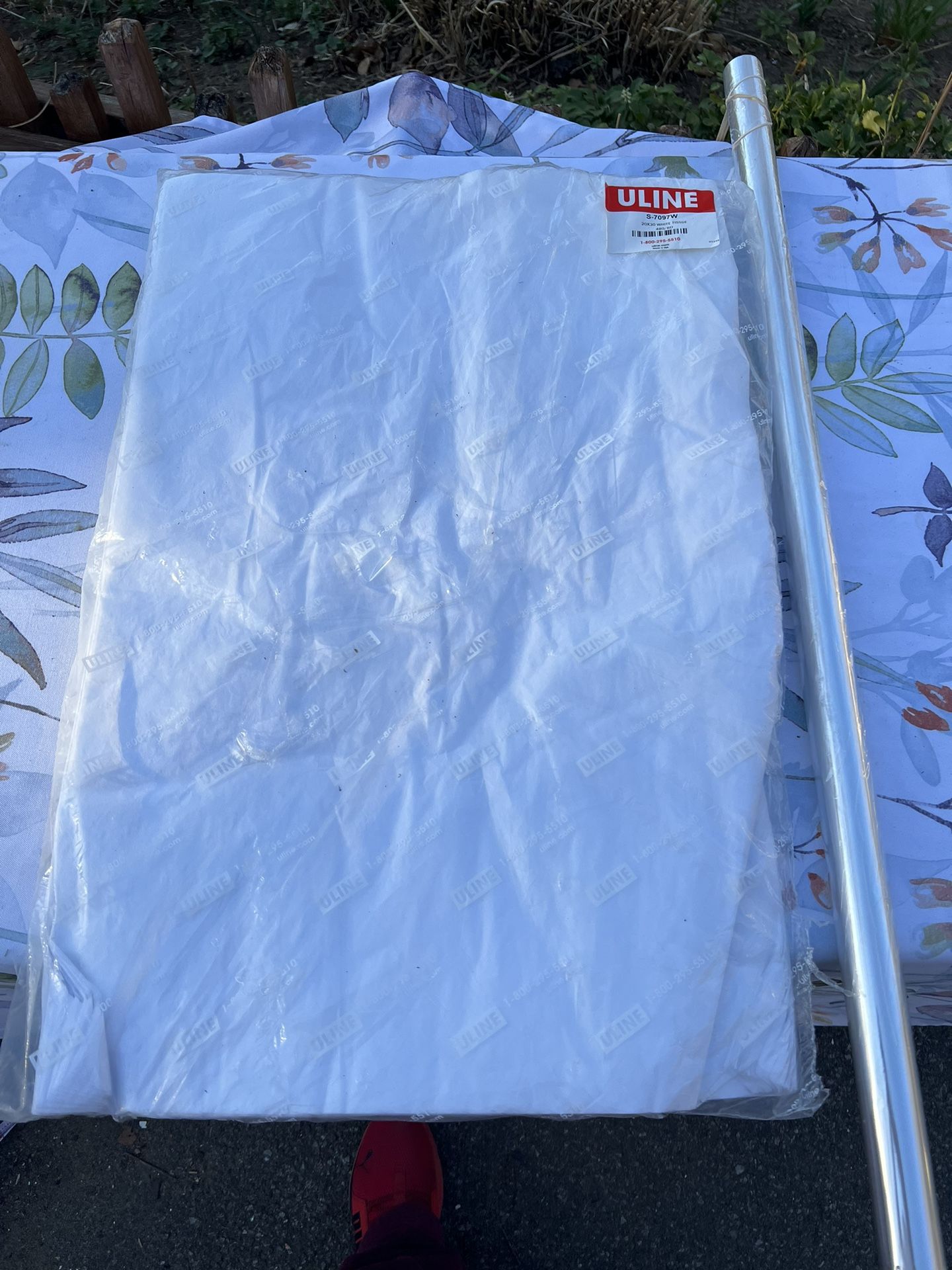 Uline Tissue Paper And Clear Plastic Roll