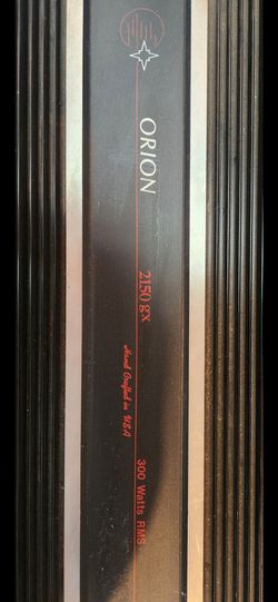 Orion gx amplifier
