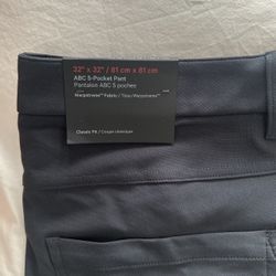 Lululemon ABC 5 Pocket Pant Obsidian Classic Fit