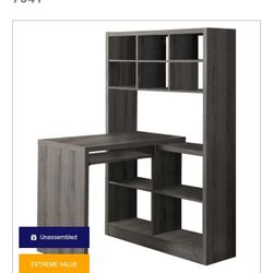 Corner Desk W/bookcase