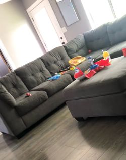 Gray Sectional Couch